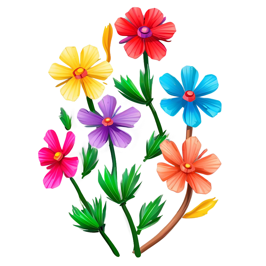 Traditional Mexican Paper Flowers Png 30 PNG image