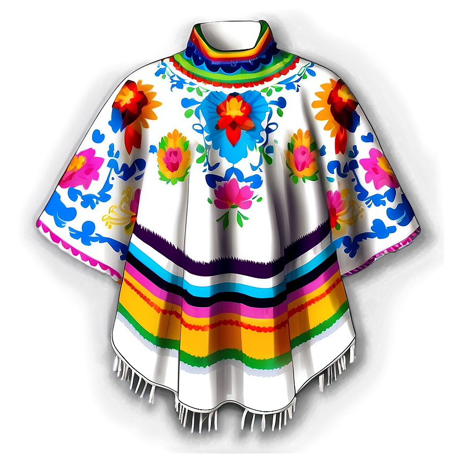 Traditional Mexican Poncho Png 19 PNG image