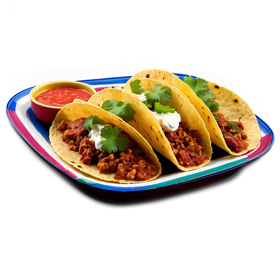 Traditional Mexican Tacos Png 31 PNG image