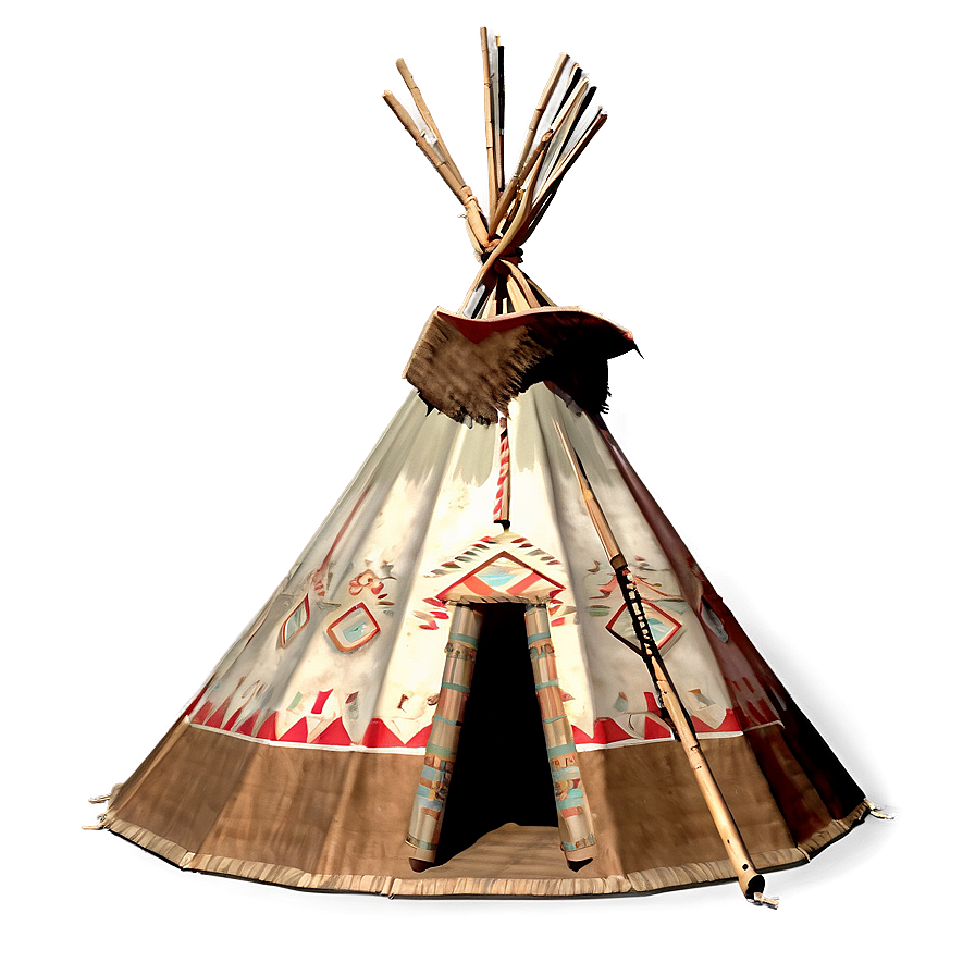 Traditional Native American Teepee Png Efk14 PNG image