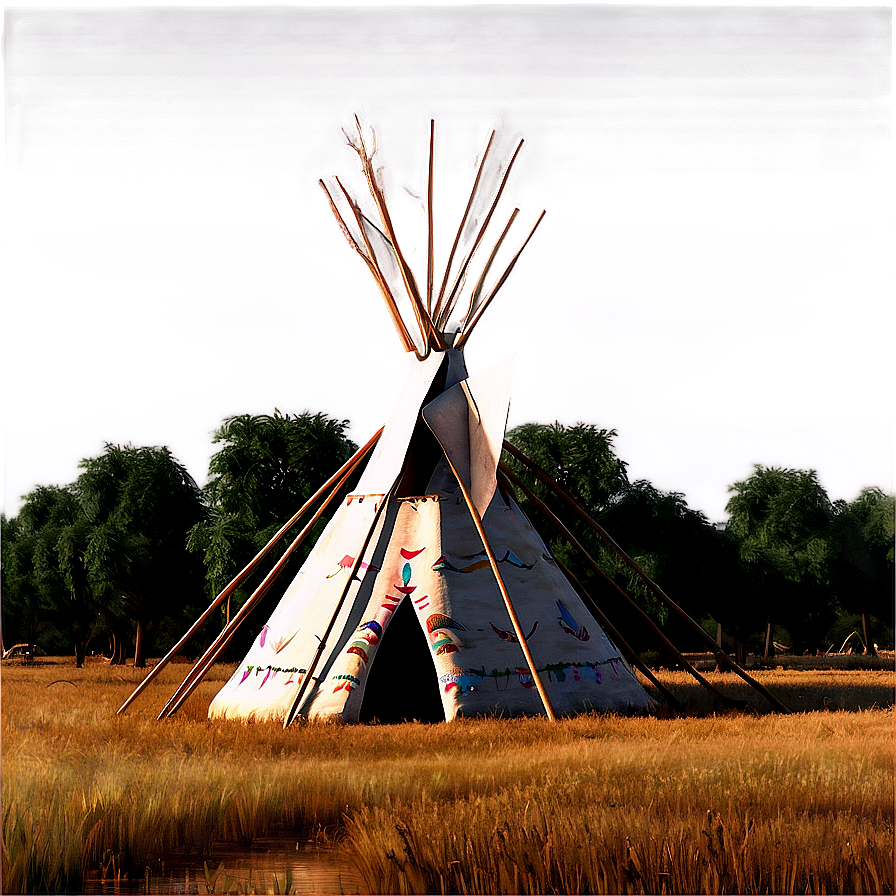 Traditional Native American Teepee Png Xqb PNG image