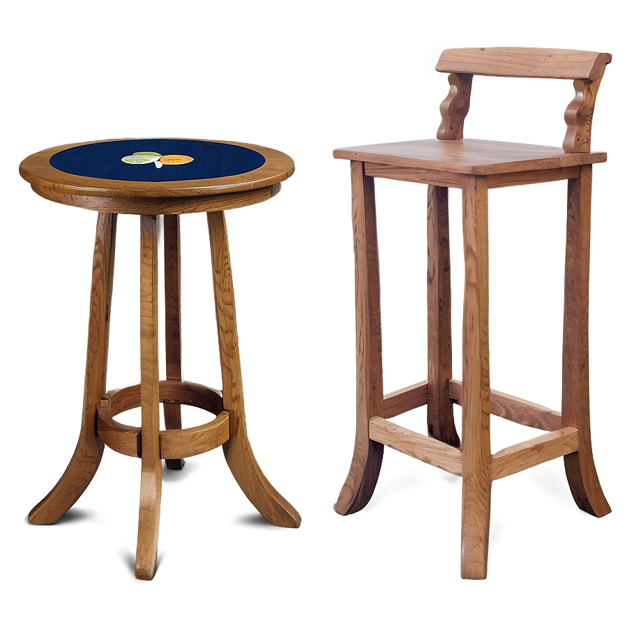 Traditional Oak Bar Table Png 06282024 PNG image