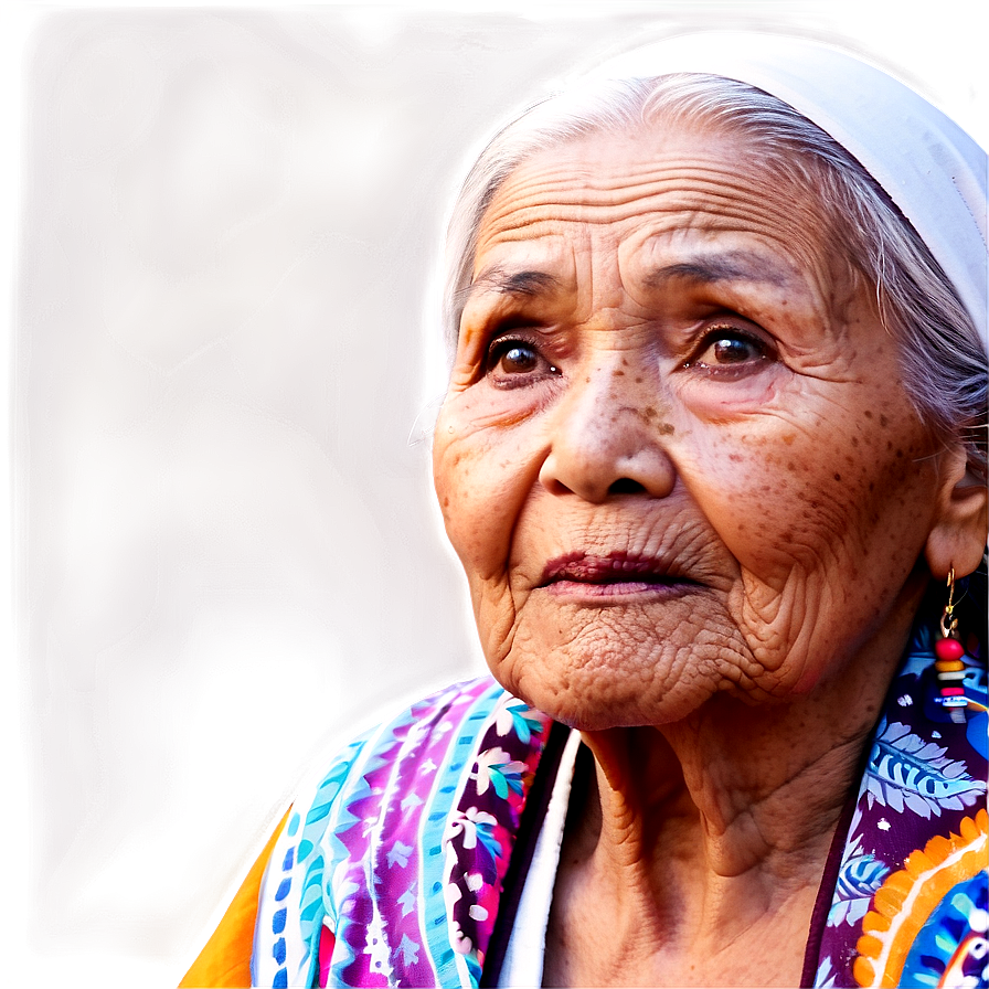 Traditional Old Lady Image Png Duo65 PNG image