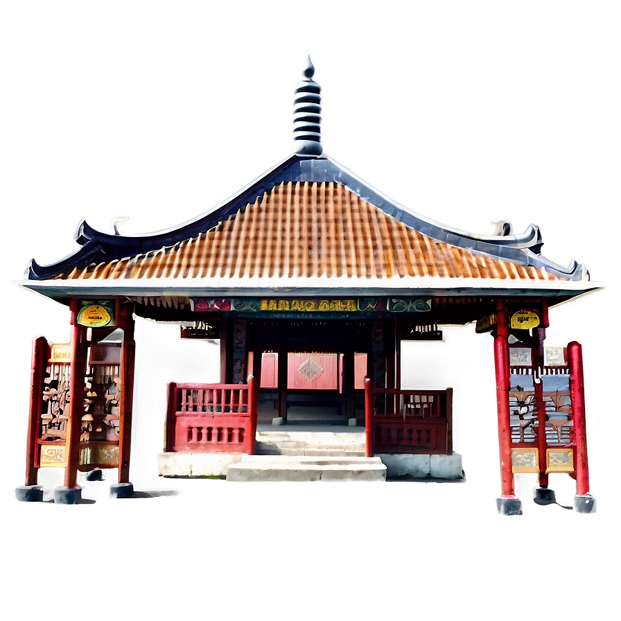 Traditional Pagoda Building Png Gbo PNG image