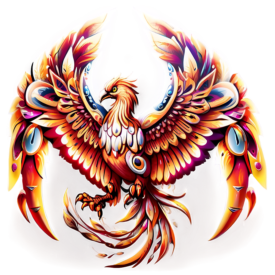 Traditional Phoenix Emblem Png Dxw PNG image