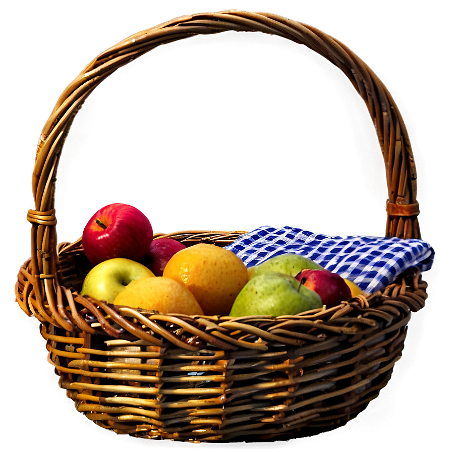 Traditional Picnic Basket Png 06122024 PNG image