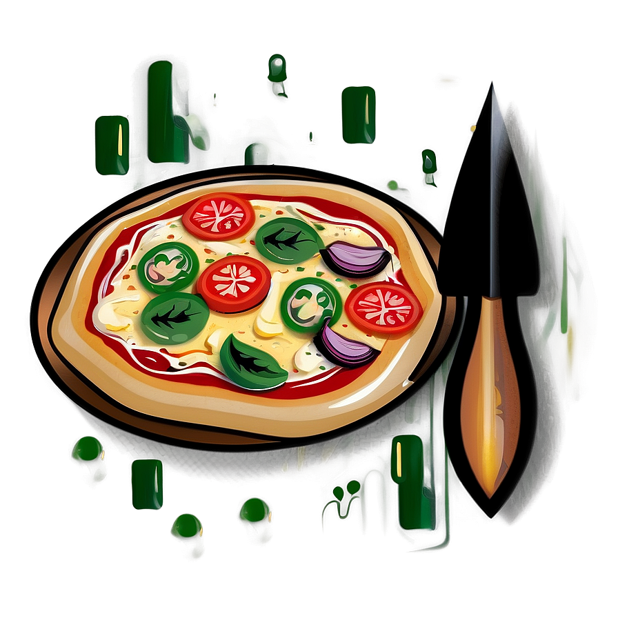 Traditional Pizza Vector Illustration Png 06262024 PNG image