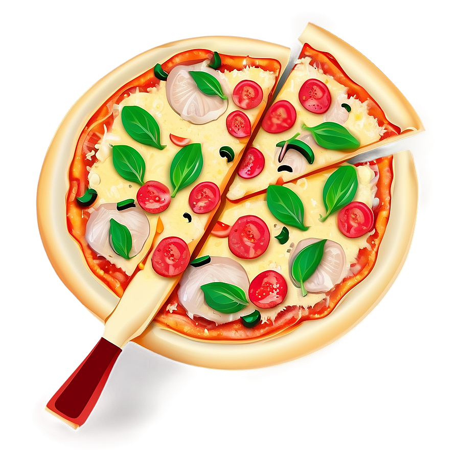 Traditional Pizza Vector Illustration Png Yor PNG image