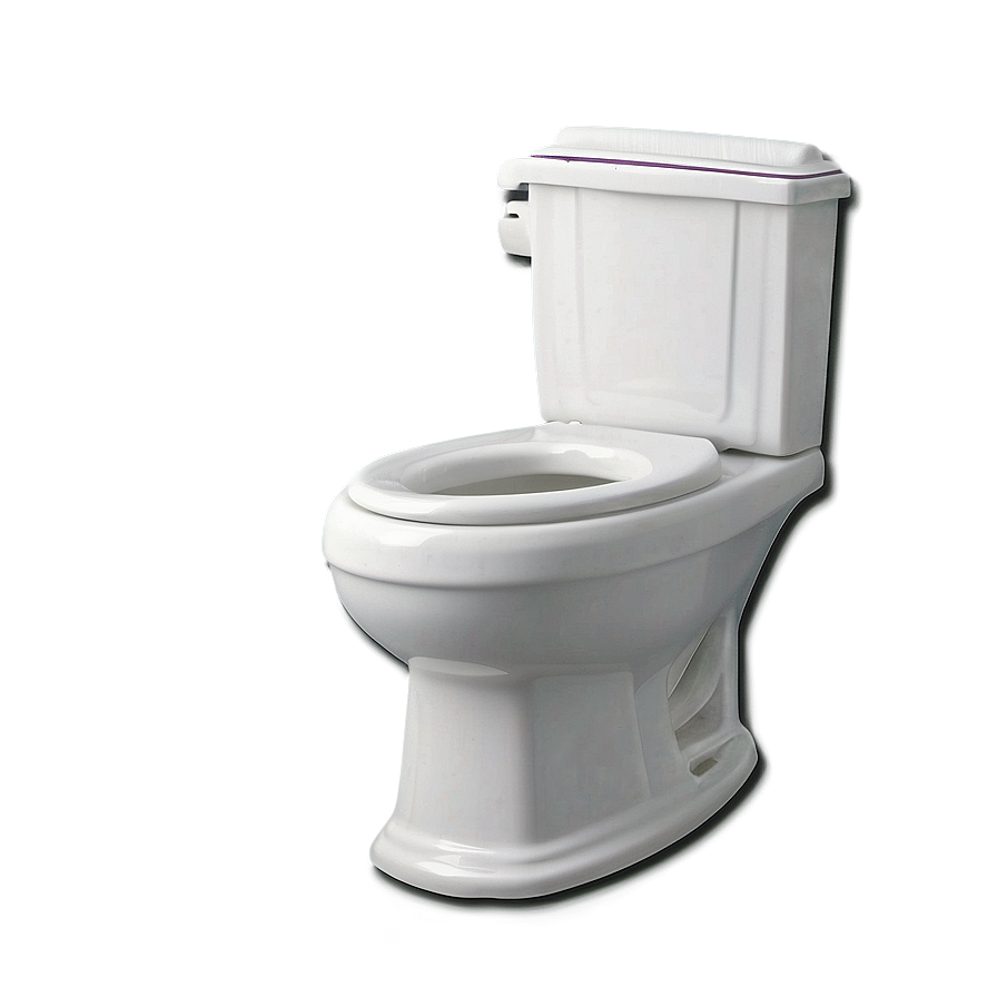 Traditional Porcelain Toilet Png 05042024 PNG image