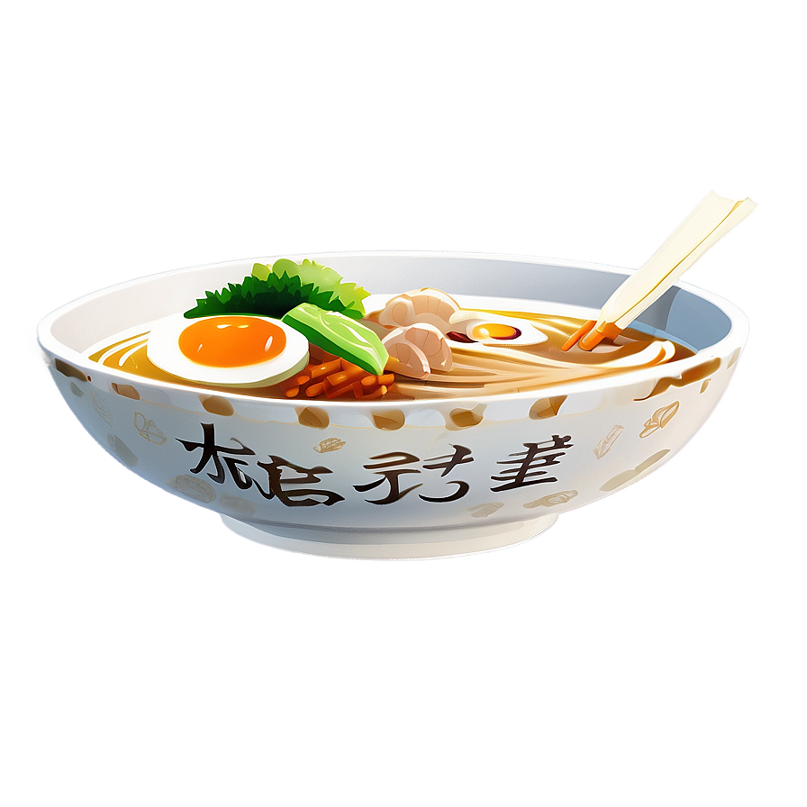 Traditional Ramen Bowl Png 06212024 PNG image