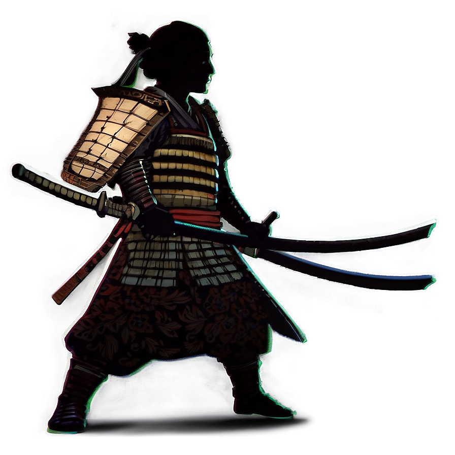 Traditional Samurai Silhouette Png Rml PNG image