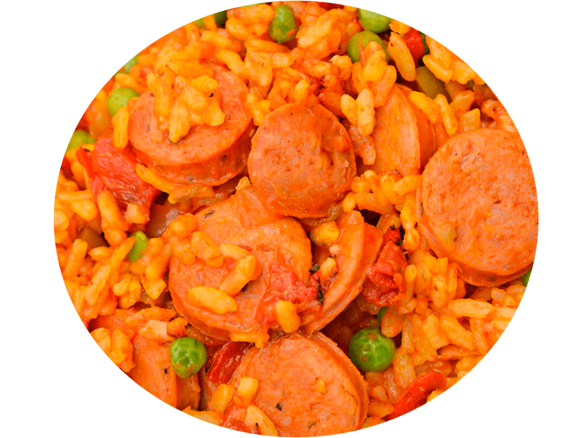 Traditional Spanish Paella Dish PNG image