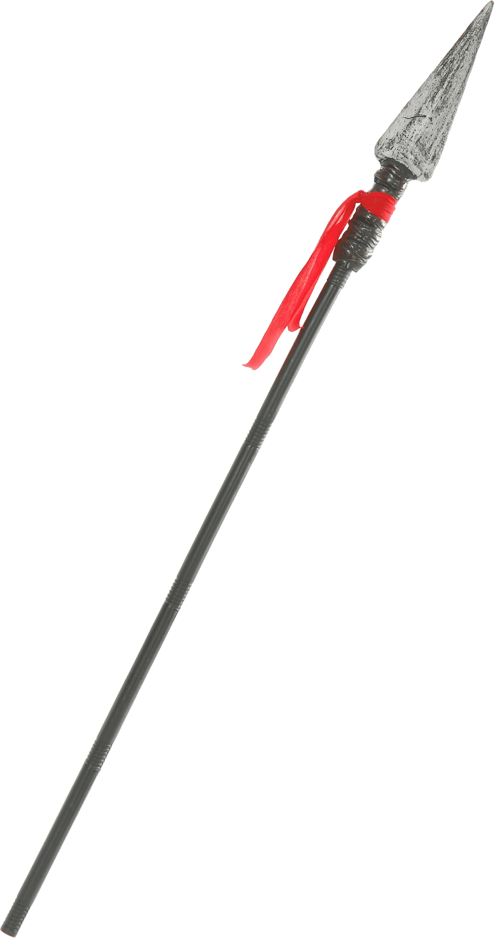 Traditional Spearwith Red Tassel PNG image