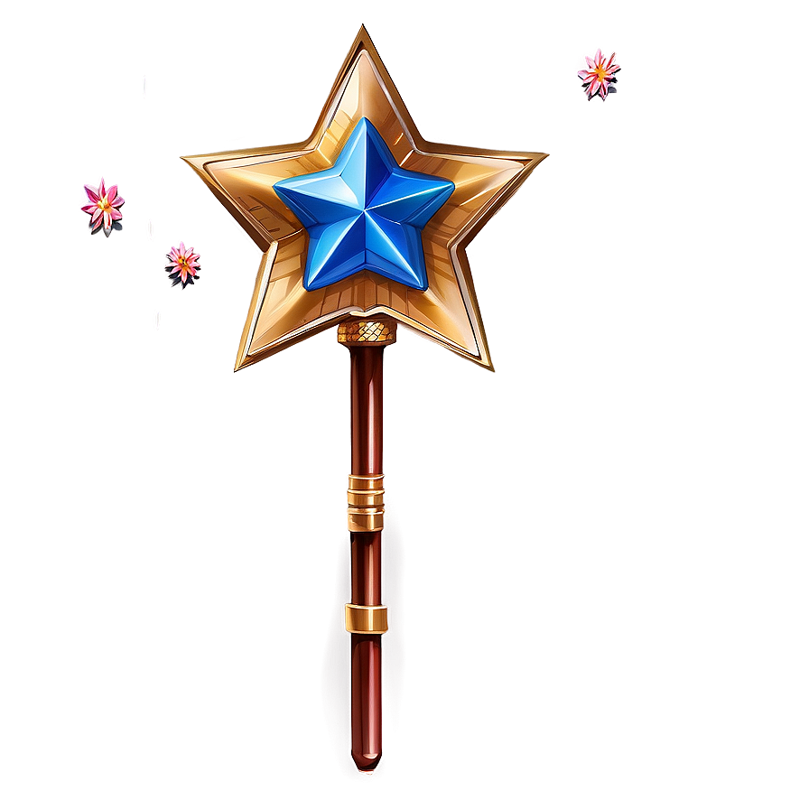 Traditional Star Wand Png Pxw PNG image