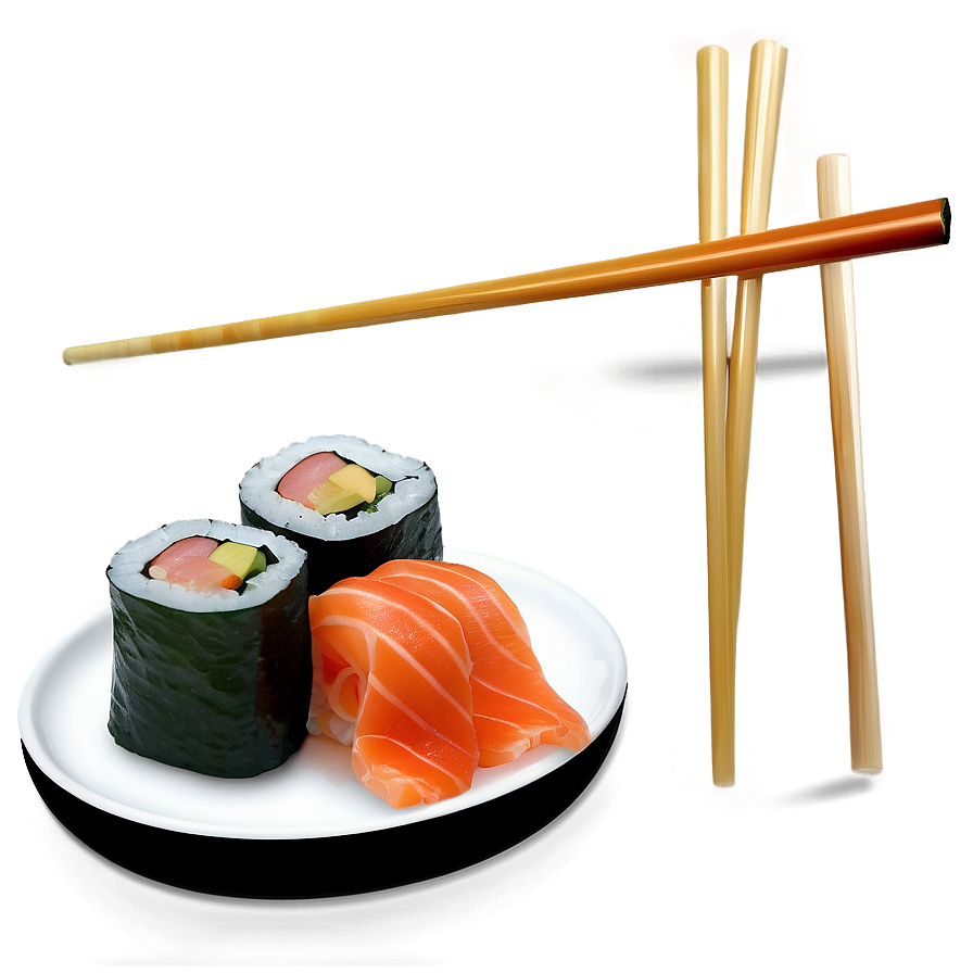 Traditional Sushi Plate Png Knr PNG image