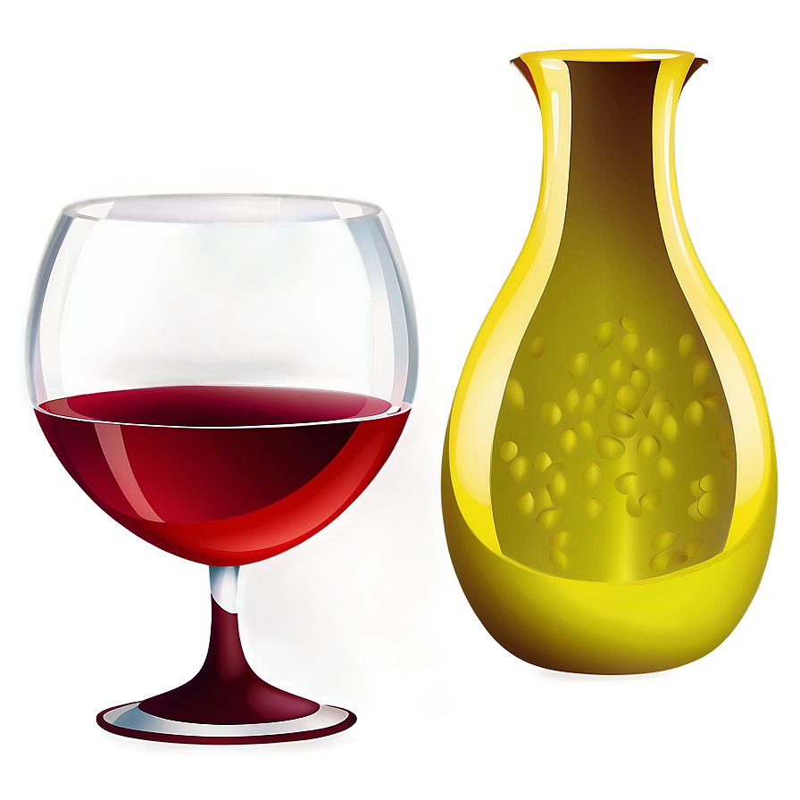 Traditional Wine Glasses Design Png 06212024 PNG image