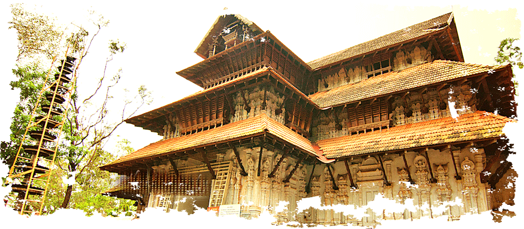 Traditional Wooden Temple Architecture PNG image