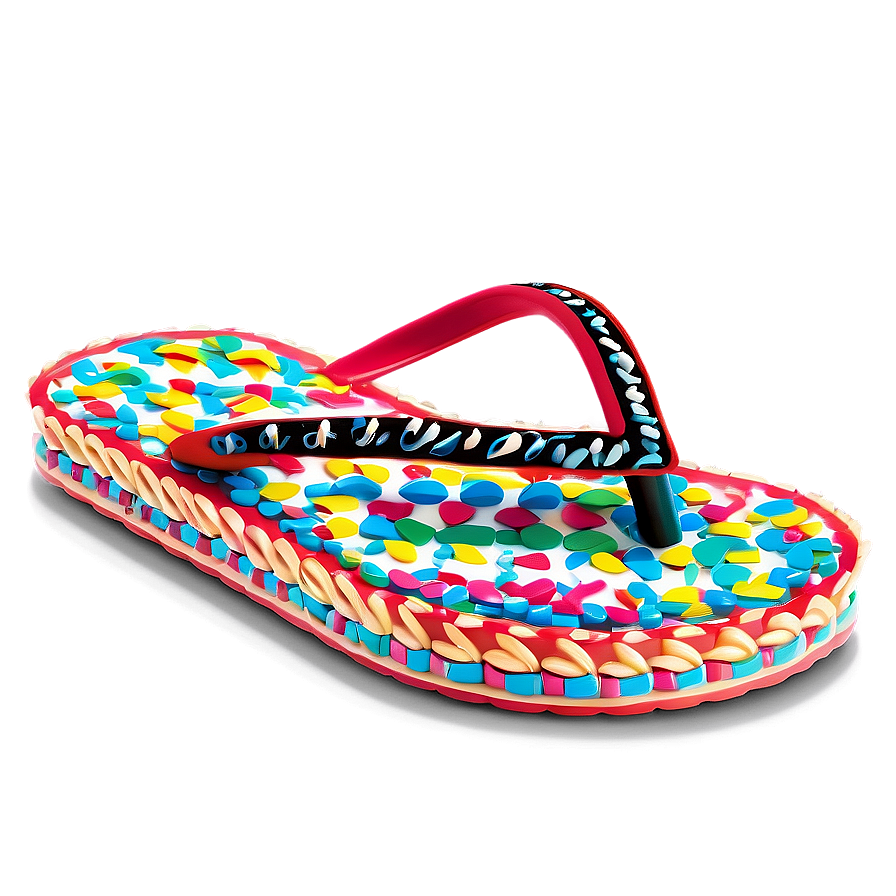 Traditional Woven Flip Flop Png 06132024 PNG image