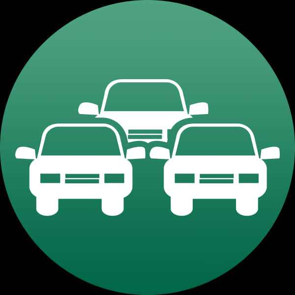 Traffic Icon Two Carsand One Overtaking PNG image
