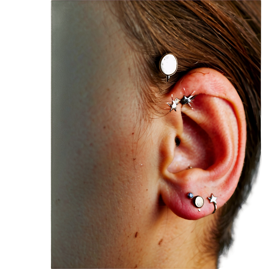 Tragus Ear Piercing Png 96 PNG image