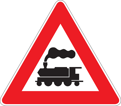 Train_ Crossing_ Warning_ Sign PNG image