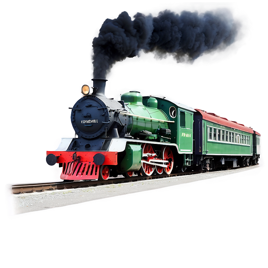 Train Station With Steam Locomotive Png 50 PNG image