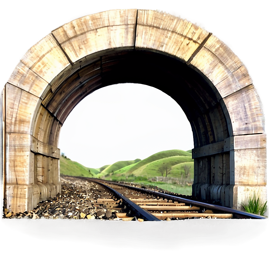 Train Track And Tunnel Png 82 PNG image