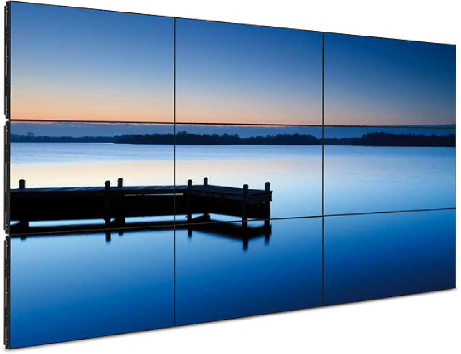 Tranquil Lake Sunset Wall Art PNG image