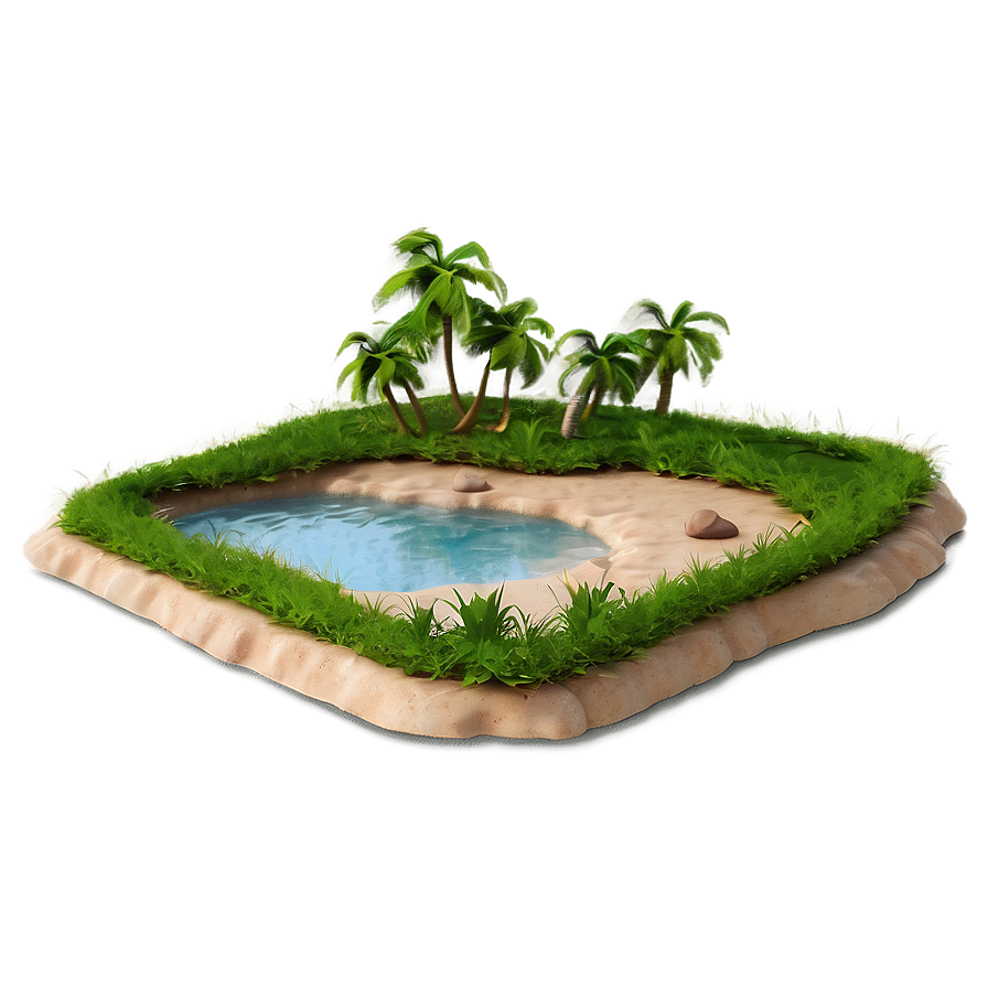 Tranquil Oasis Land Png Vvp44 PNG image