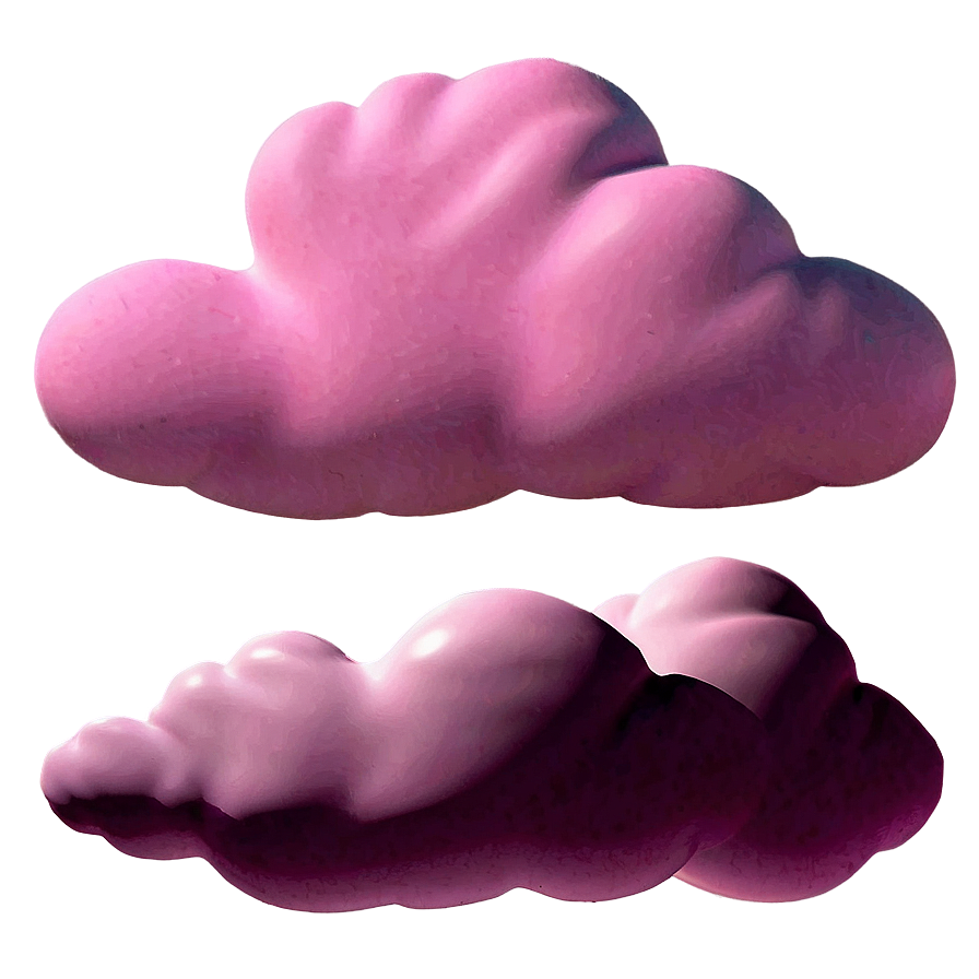 Tranquil Pink Clouds Png Myc PNG image