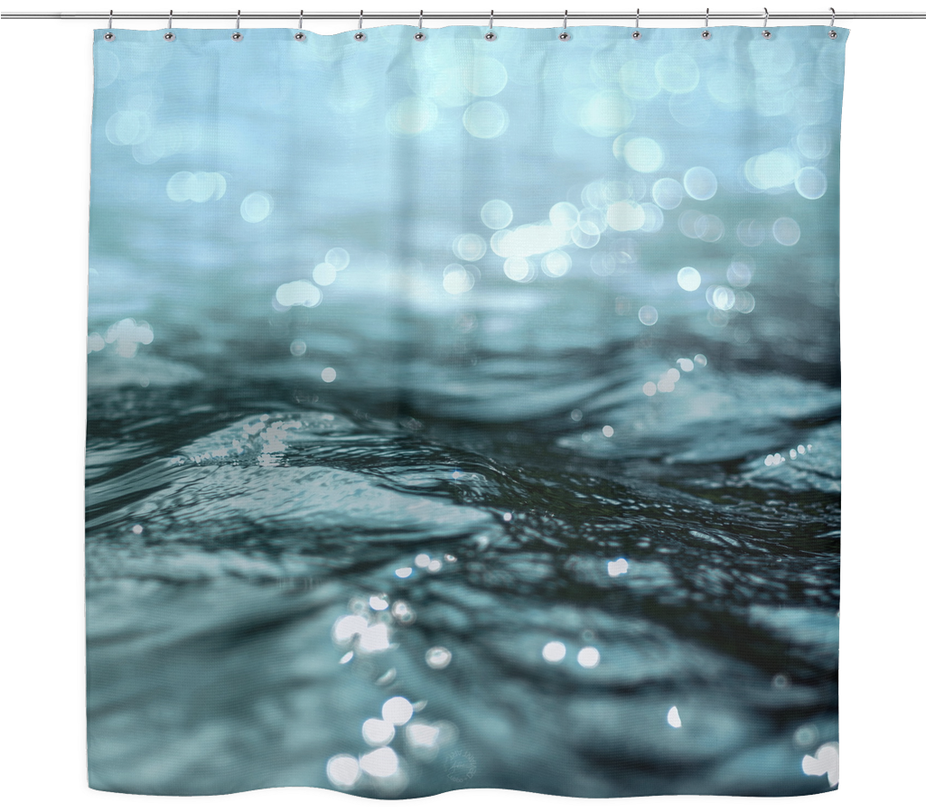 Tranquil Water Surface Sunlight Reflections PNG image