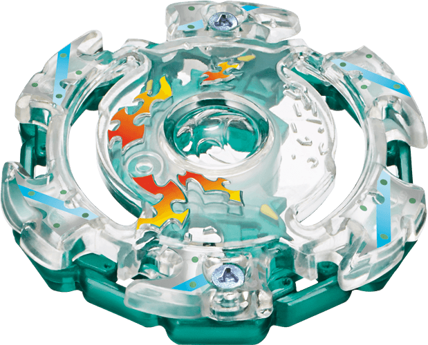 Transparent Beyblade Top View PNG image