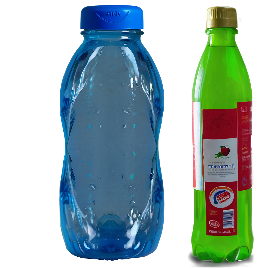 Transparent Blue Plastic Bottle Png 05252024 PNG image