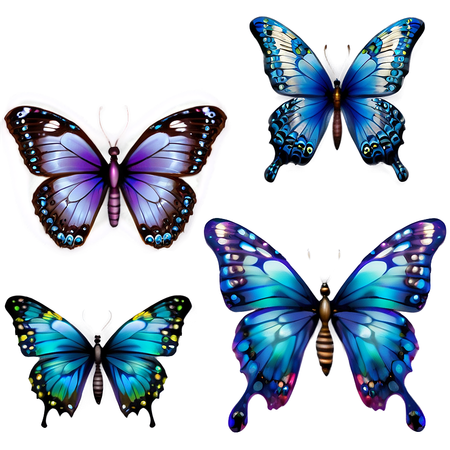 Transparent Butterflies Png Mka55 PNG image