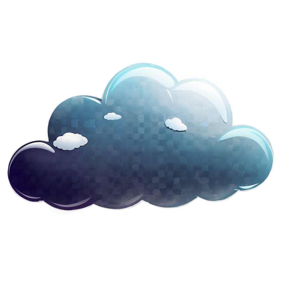 Transparent Cloud Illustration Png 05252024 PNG image