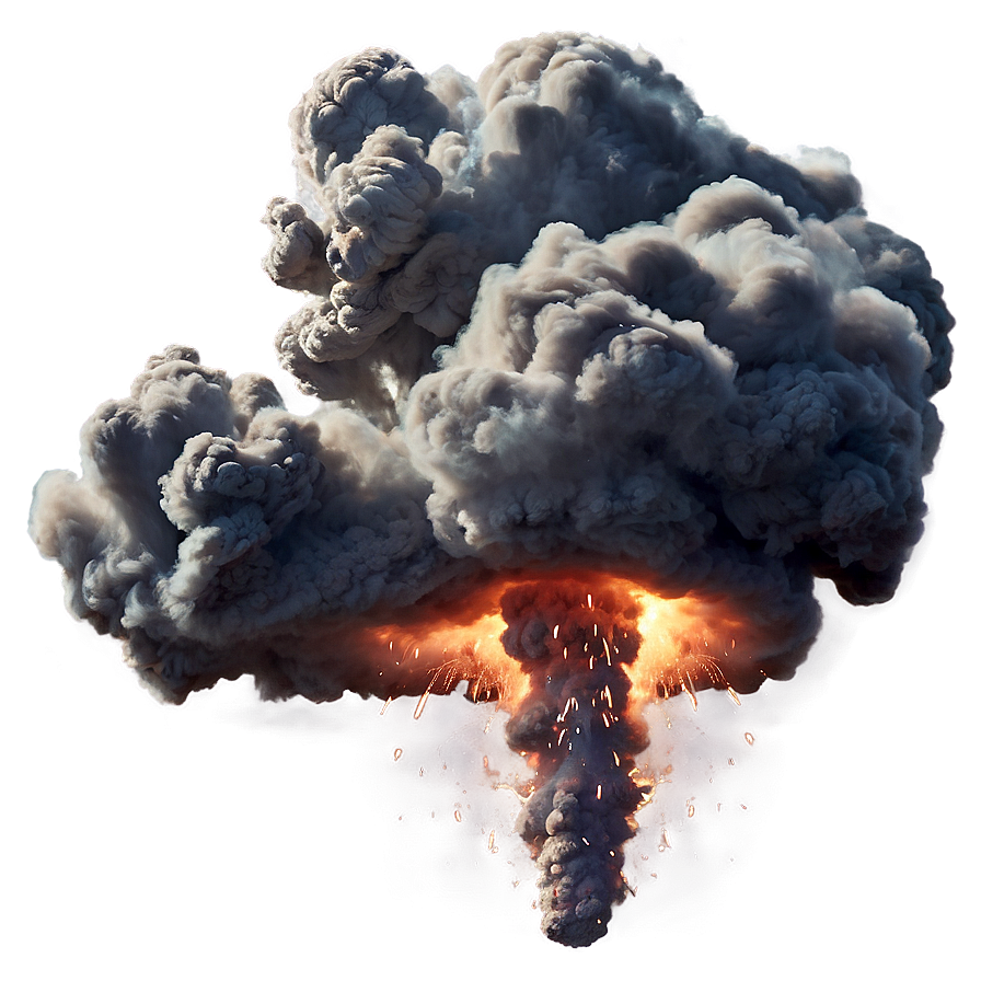 Transparent Explosion Smoke Png 05262024 PNG image