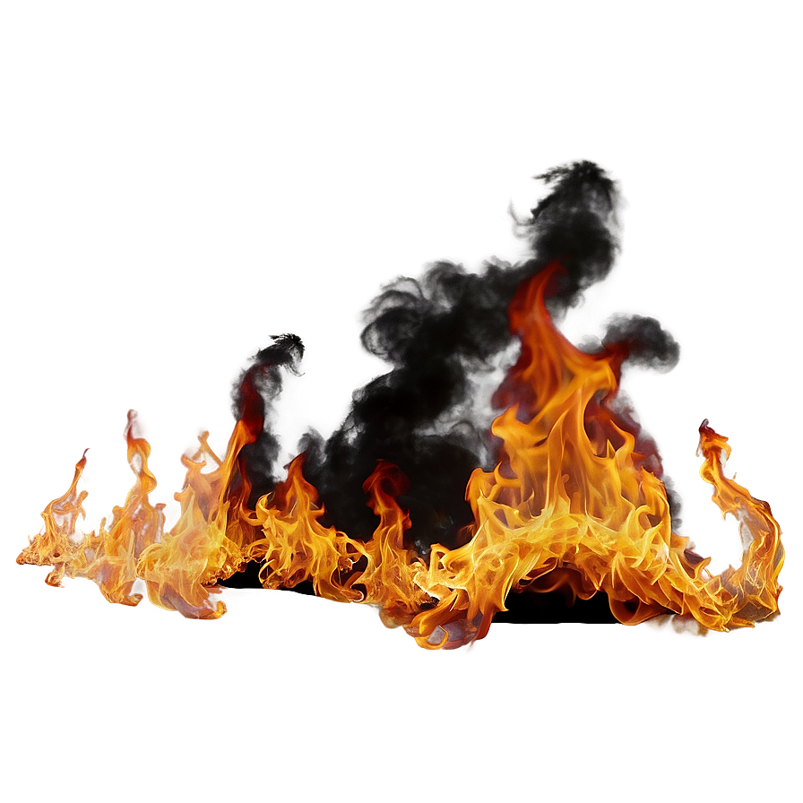 Transparent Fire And Smoke Png Rvu92 PNG image