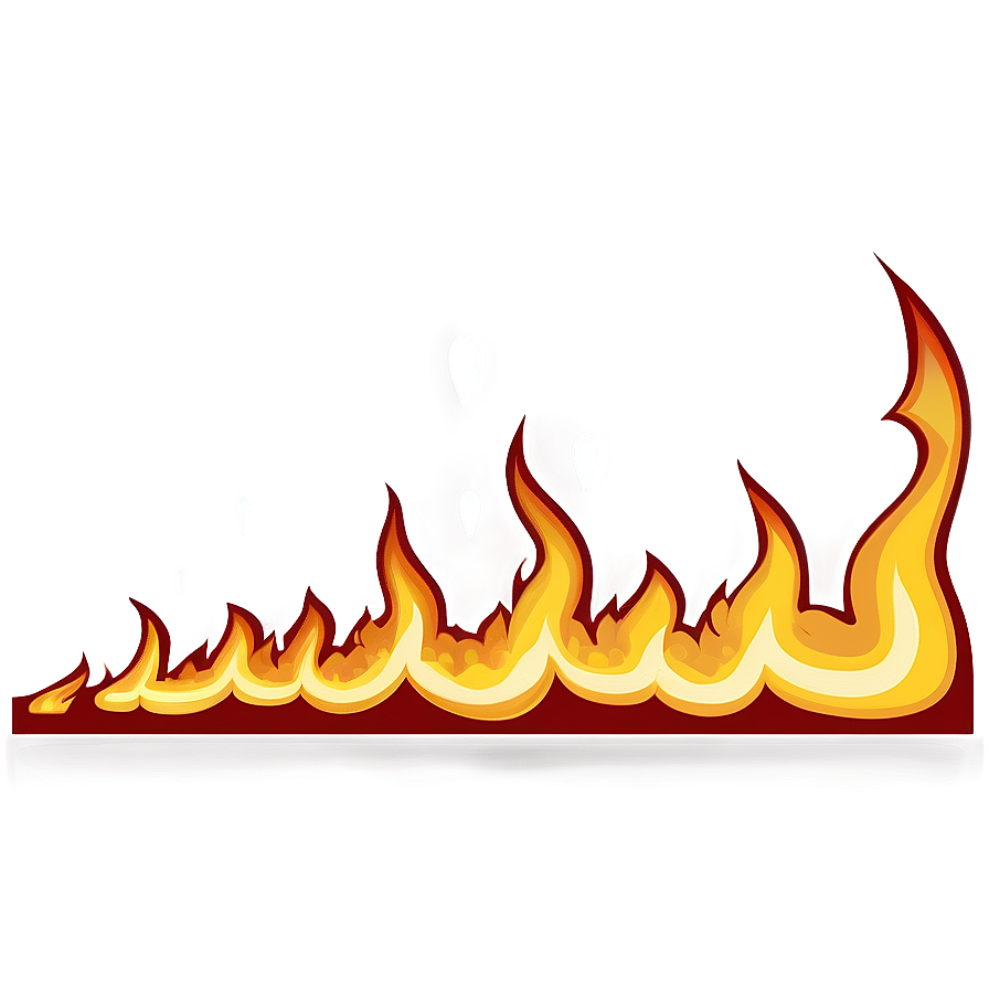 Transparent Fire Border Png 47 PNG image