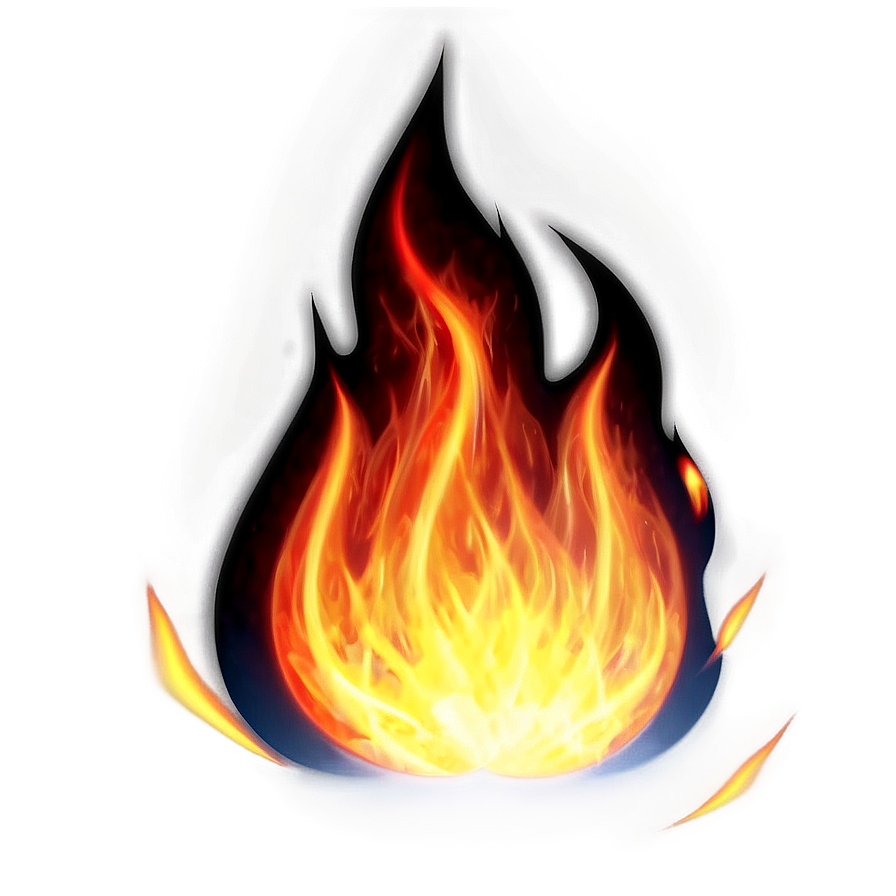 Transparent Fire Effect For Editing Png Bfw61 PNG image