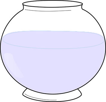 Transparent Glass Bowl Black Background PNG image