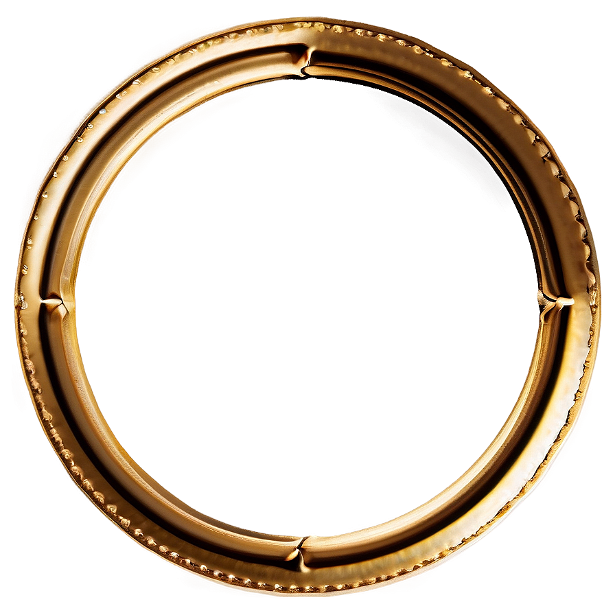 Transparent Gold Circle Frame Png 06262024 PNG image