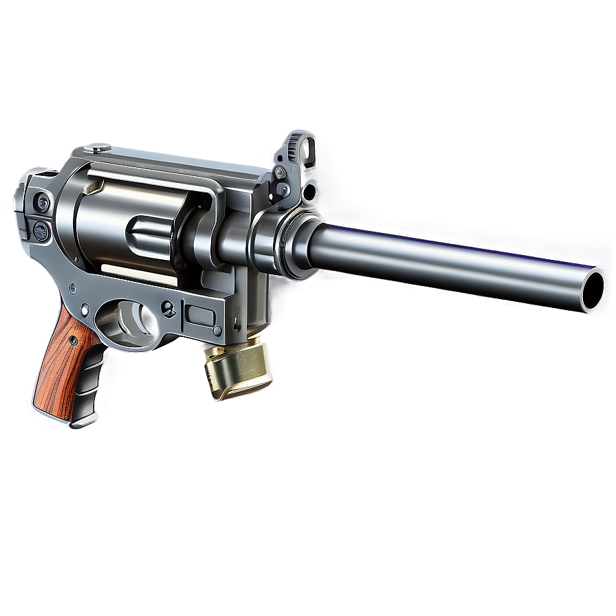 Transparent Gun With Smoke Png 05252024 PNG image