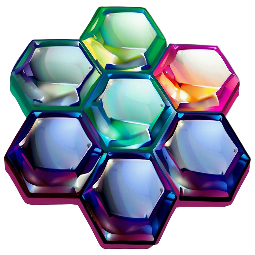 Transparent Hexagon Pattern Png 06202024 PNG image