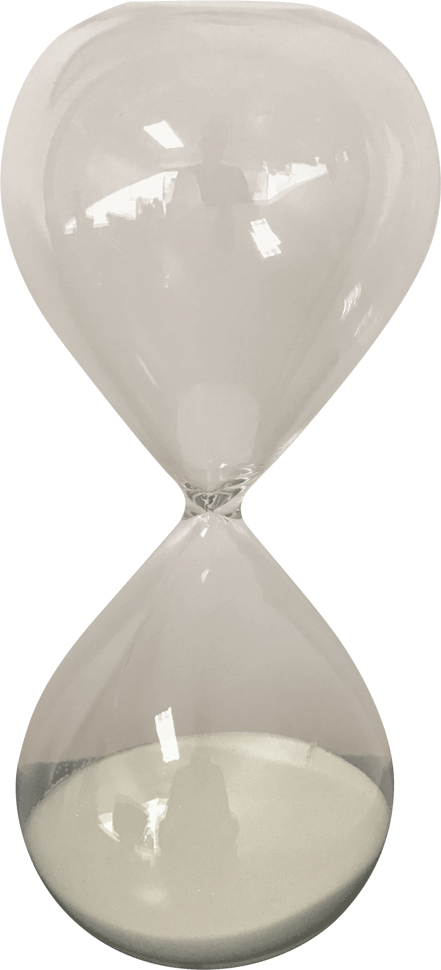 Transparent Hourglass Sand Timer PNG image