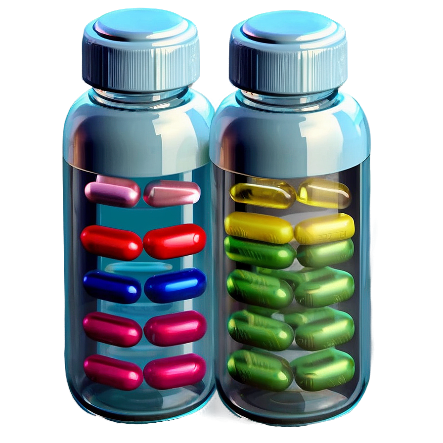 Transparent Pill Bottle Png 05252024 PNG image