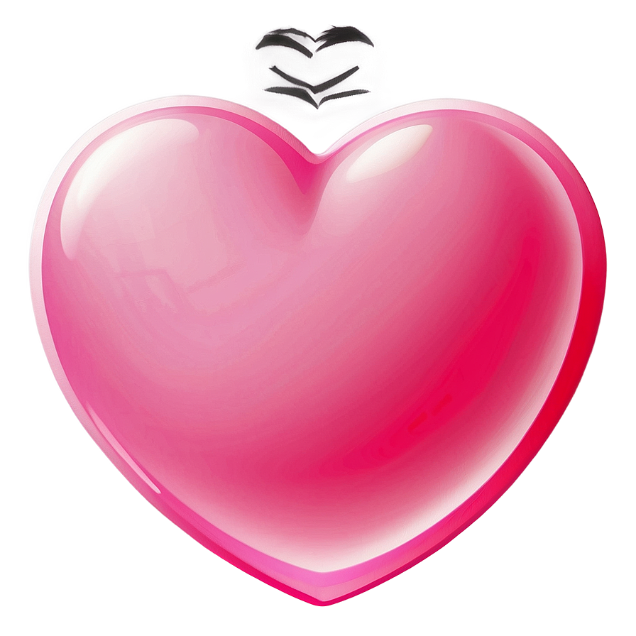 Transparent Pink Heart Emoji Png 54 PNG image