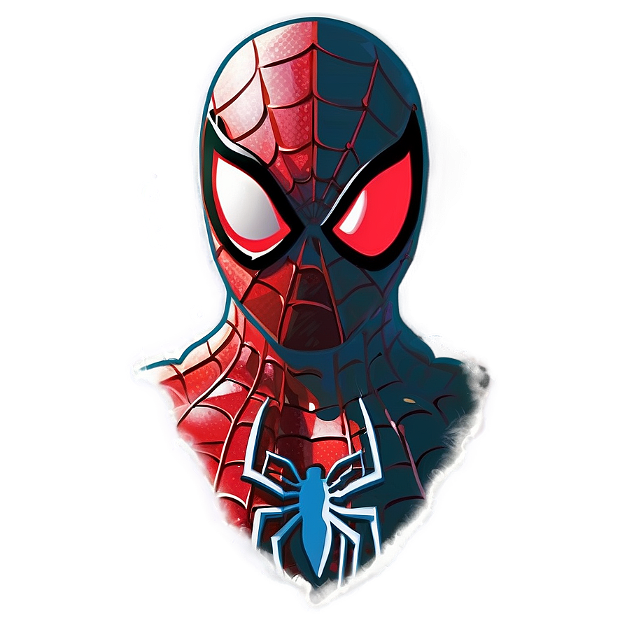 Transparent Spiderman Sticker Png 05262024 PNG image