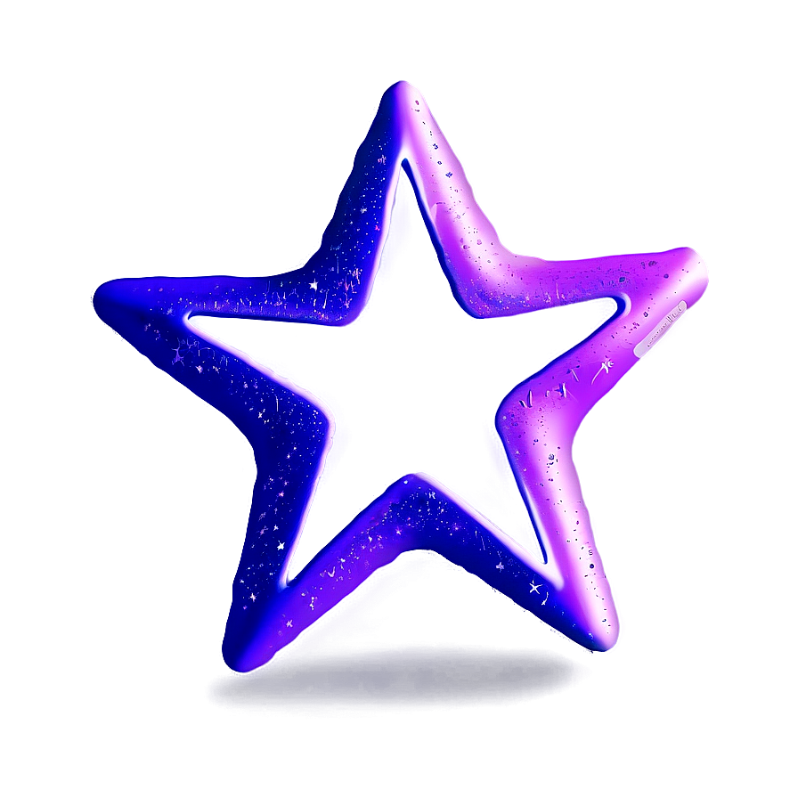 Transparent Star Sticker Png 06132024 PNG image