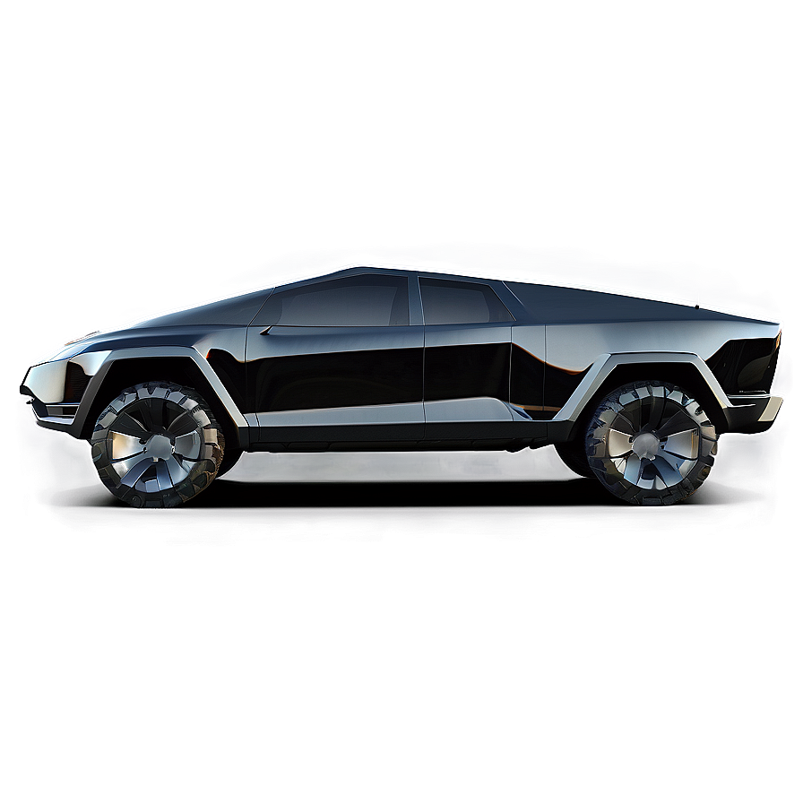 Transparent Tesla Cybertruck Model Png 06122024 PNG image