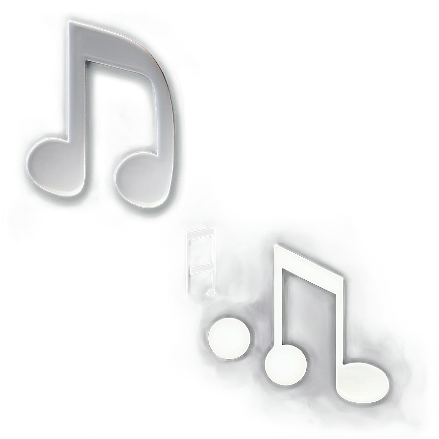 Transparent White Music Note Png 39 PNG image